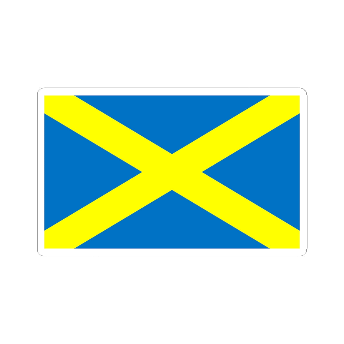 Saint Albans cross (England) STICKER Vinyl Kiss-Cut Decal