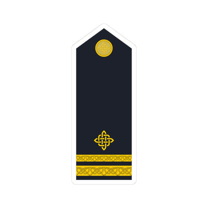 Naramenica ljetne odore poručnika korvete HRM (Croatia) (Military Rank) STICKER Vinyl Kiss-Cut Decal