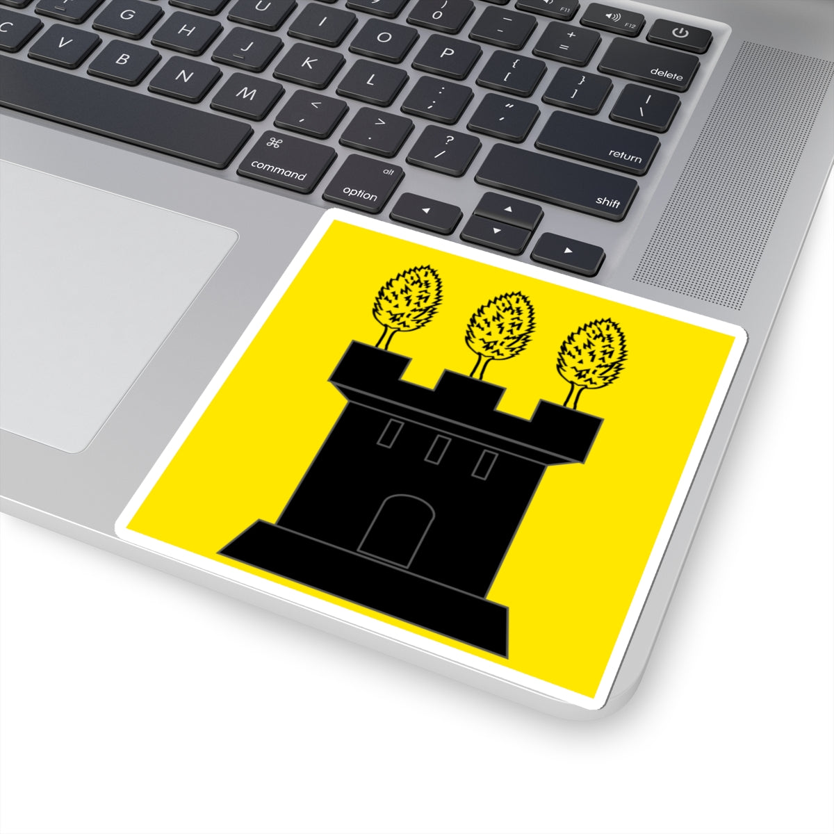 CHE Laupen ZH Flag (Switzerland) STICKER Vinyl Kiss-Cut Decal