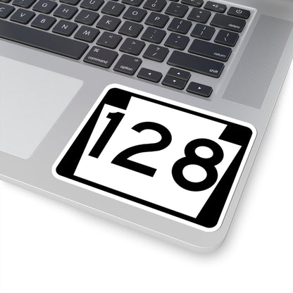 PA-128 (Pennsylvania) (Road Sign) STICKER Vinyl Kiss-Cut Decal