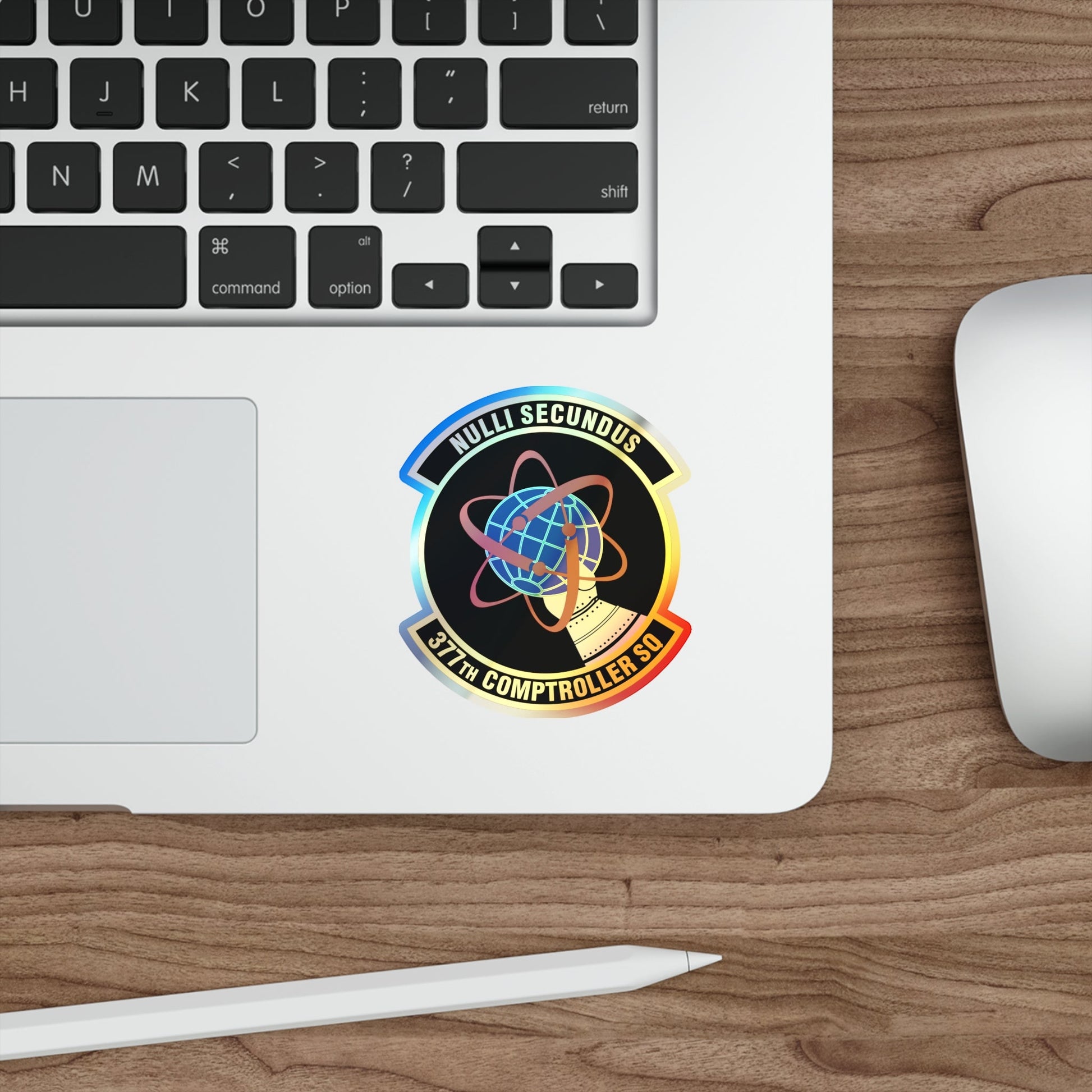 377th Comptroller Squadron (U.S. Air Force) Holographic STICKER Die-Cut Vinyl Decal-The Sticker Space