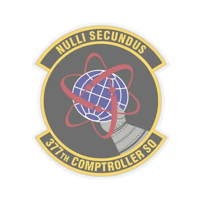 377th Comptroller Squadron (U.S. Air Force) STICKER Vinyl Kiss-Cut Decal 6 Inch Transparent - The Sticker Space