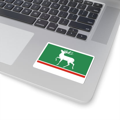 Flag of Osheykinskoe Moscow oblast (Russia) STICKER Vinyl Kiss-Cut Decal