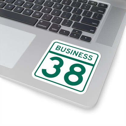 MD Route 38 Business (Maryland) (Road Sign) STICKER Vinyl Kiss-Cut Decal