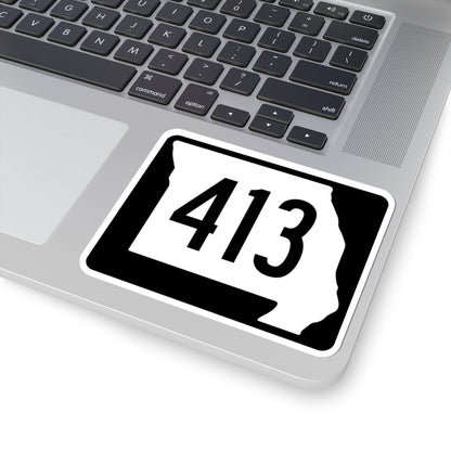 MO-413 (Missouri) (Road Sign) STICKER Vinyl Kiss-Cut Decal