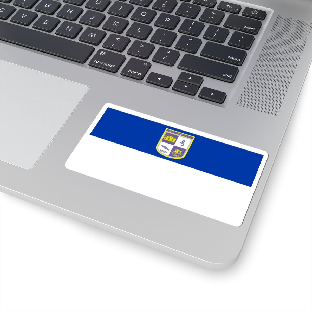 Flag of Dojran Municipality North Macedonia (North Macedonia) STICKER Vinyl Kiss-Cut Decal
