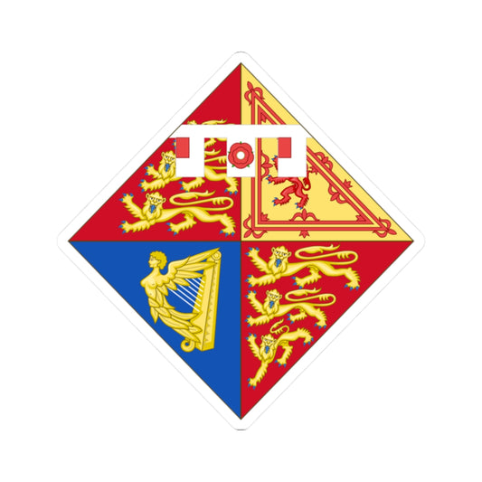 Arms of Louise Duchess of Argyll after 1917 (United Kingdom) (Coat of Arms) STICKER Vinyl Kiss-Cut Decal
