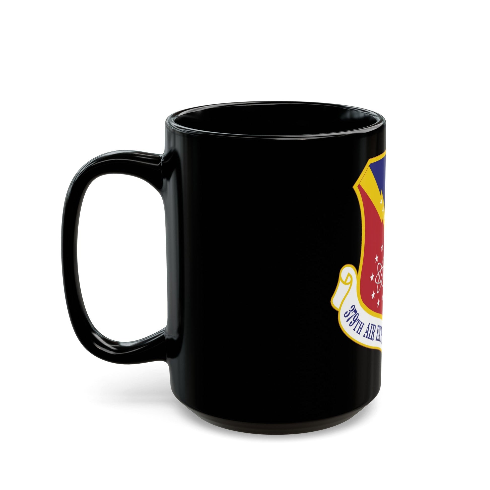 379th Air Expeditionary Wing (U.S. Air Force) Black Coffee Mug-The Sticker Space