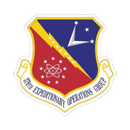 379th Expeditionary Operations Group (U.S. Air Force) STICKER Vinyl Kiss-Cut Decal 4 Inch White - The Sticker Space