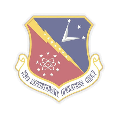 379th Expeditionary Operations Group (U.S. Air Force) STICKER Vinyl Kiss-Cut Decal 6 Inch Transparent - The Sticker Space