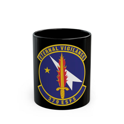 379th Expeditionary Security Forces Squadron (U.S. Air Force) Black Coffee Mug-11oz-The Sticker Space