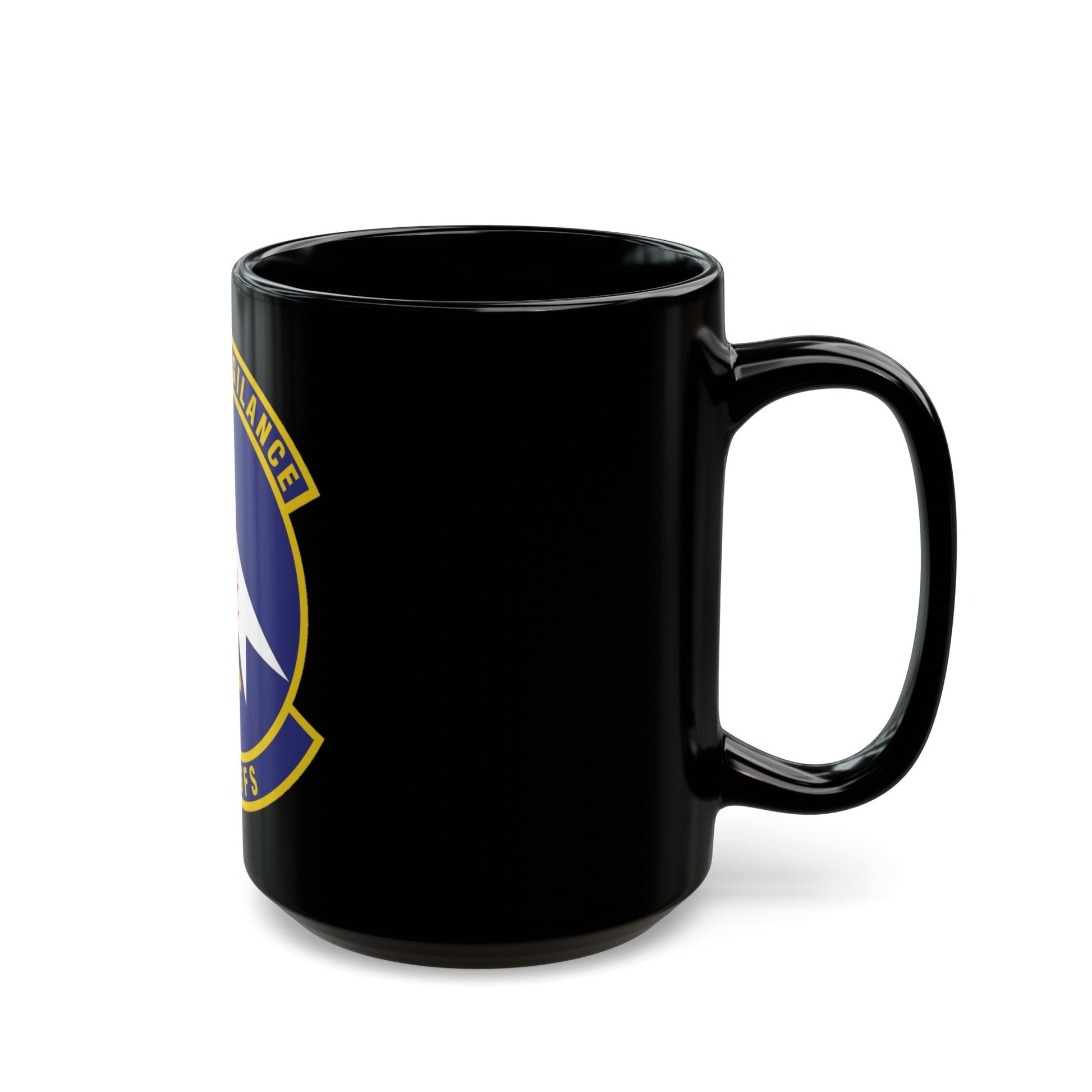 379th Expeditionary Security Forces Squadron (U.S. Air Force) Black Coffee Mug-The Sticker Space