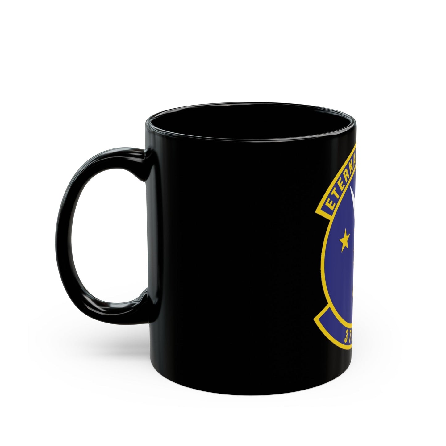 379th Expeditionary Security Forces Squadron (U.S. Air Force) Black Coffee Mug-The Sticker Space