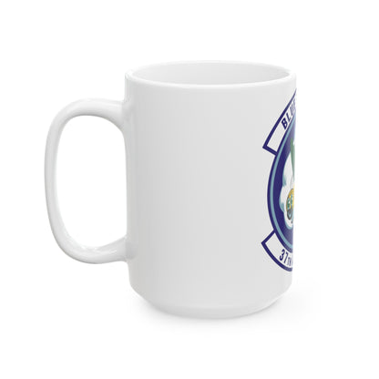 37th Airlift Squadron (U.S. Air Force) White Coffee Mug-The Sticker Space