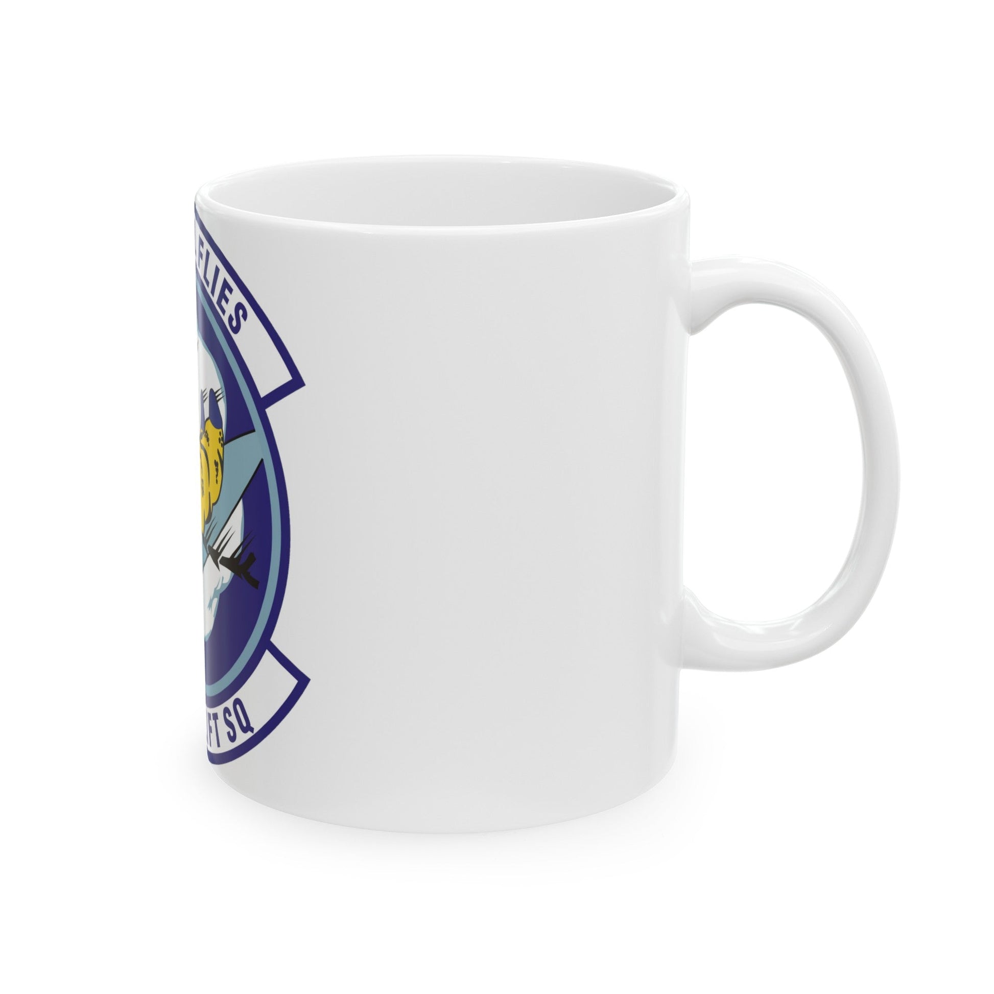 37th Airlift Squadron (U.S. Air Force) White Coffee Mug-The Sticker Space