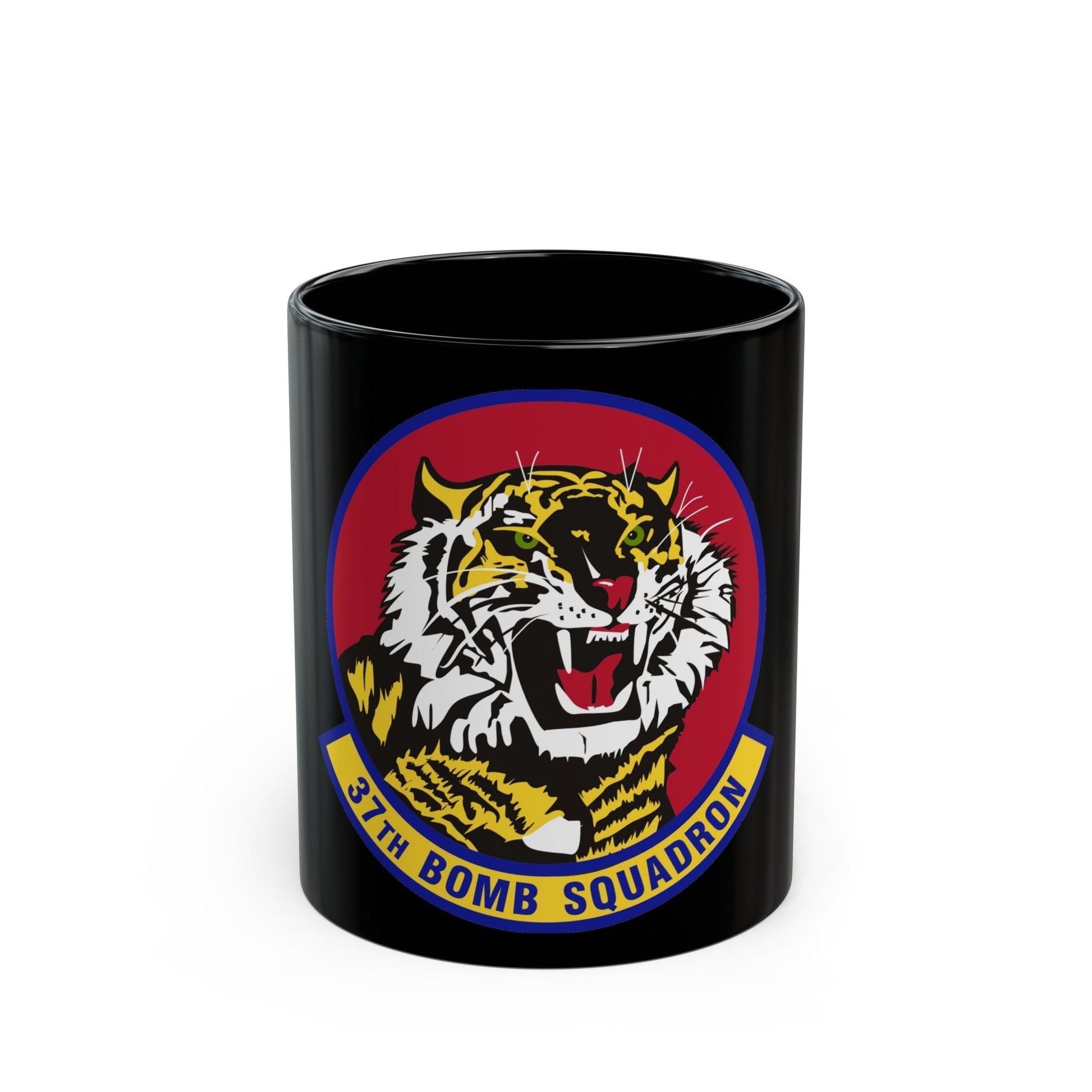 37th Bomb Squadron (U.S. Air Force) Black Coffee Mug-11oz-The Sticker Space