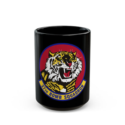 37th Bomb Squadron (U.S. Air Force) Black Coffee Mug-15oz-The Sticker Space