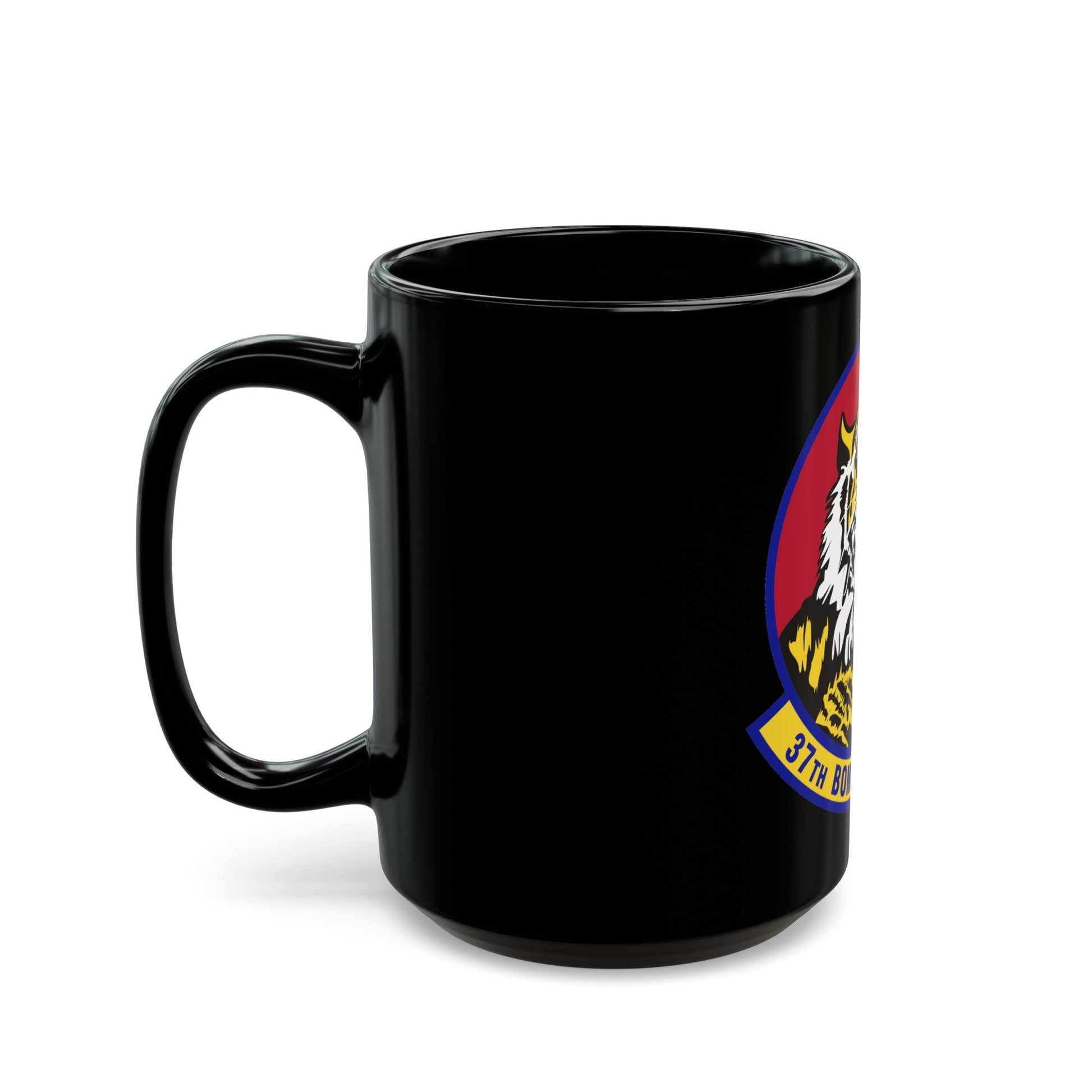 37th Bomb Squadron (U.S. Air Force) Black Coffee Mug-The Sticker Space