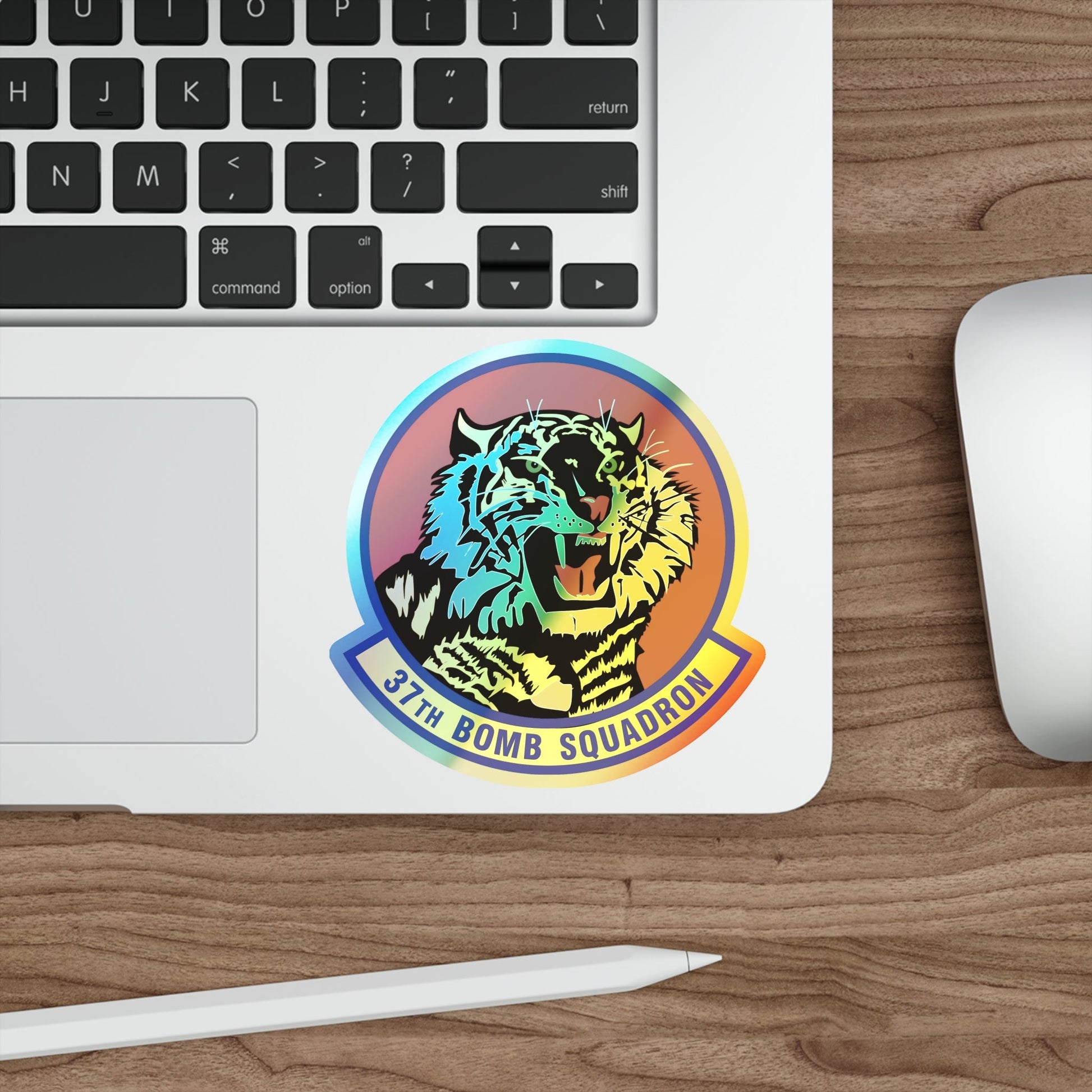 37th Bomb Squadron (U.S. Air Force) Holographic STICKER Die-Cut Vinyl Decal-The Sticker Space