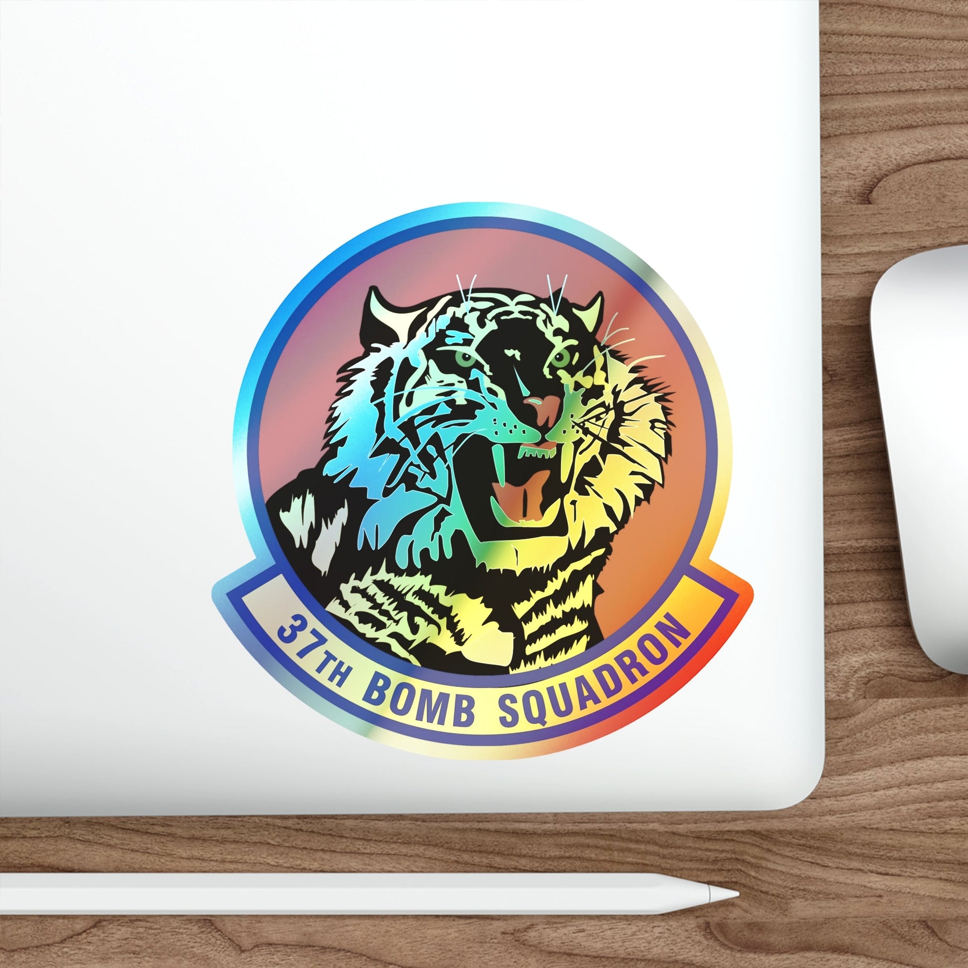 37th Bomb Squadron (U.S. Air Force) Holographic STICKER Die-Cut Vinyl Decal-The Sticker Space