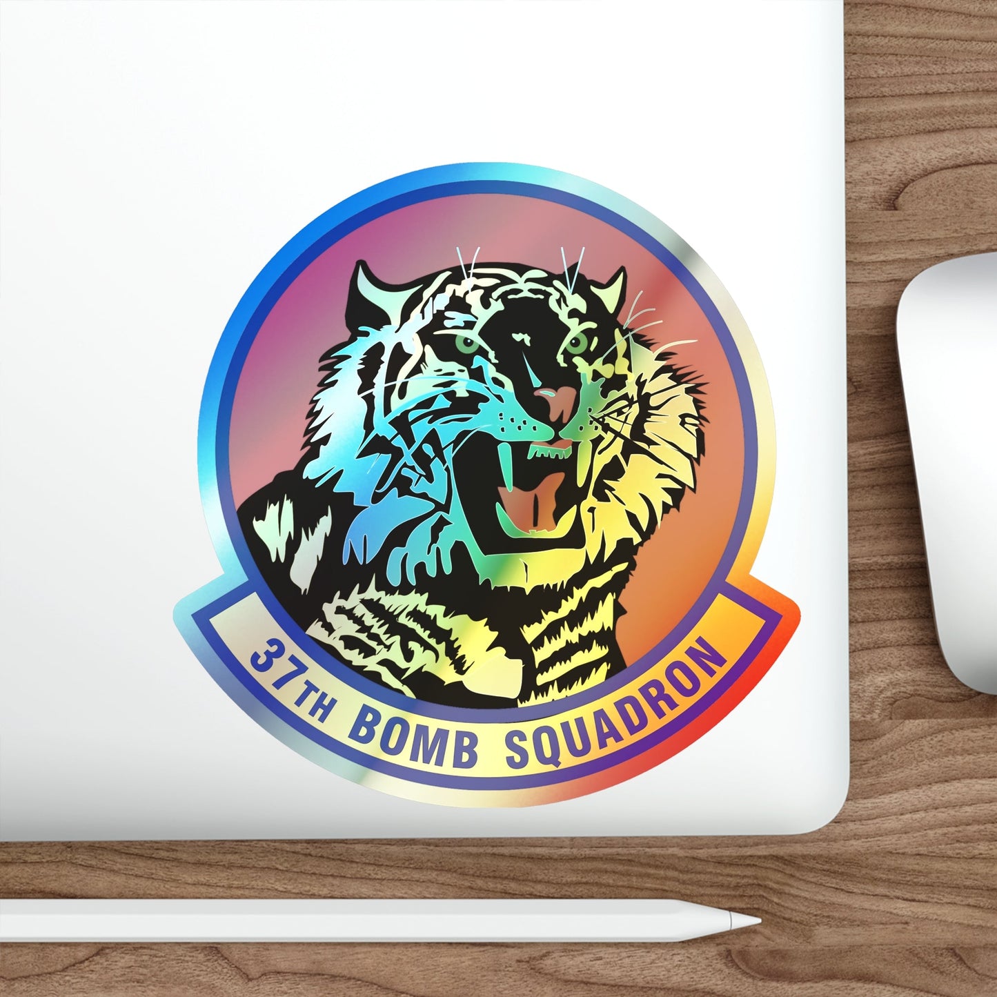 37th Bomb Squadron (U.S. Air Force) Holographic STICKER Die-Cut Vinyl Decal-The Sticker Space