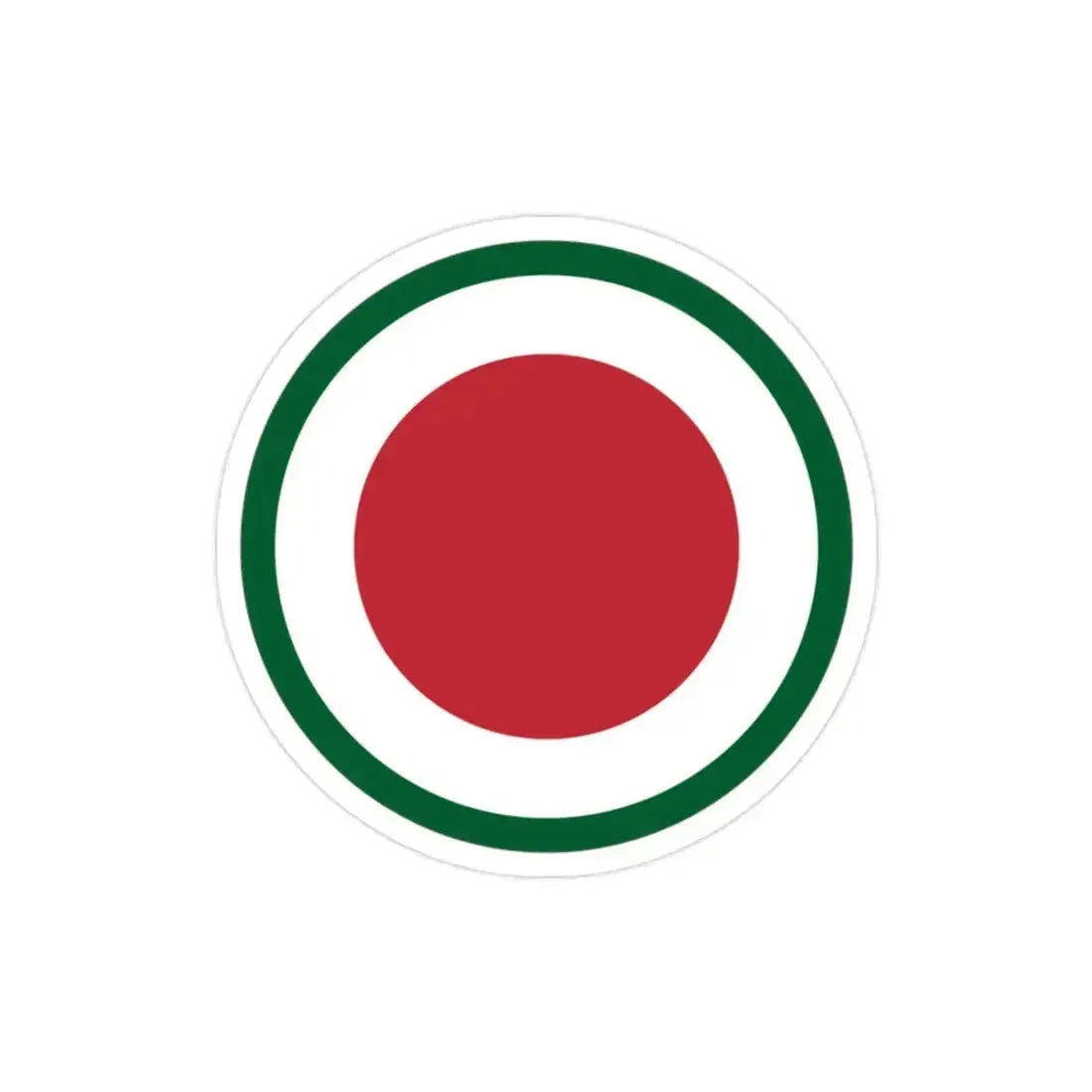 37th Infantry Division CSIB (U.S. Army) REVERSE PRINT Transparent Die-Cut STICKER 2 Inch Die-Cut Transparent - The Sticker Space