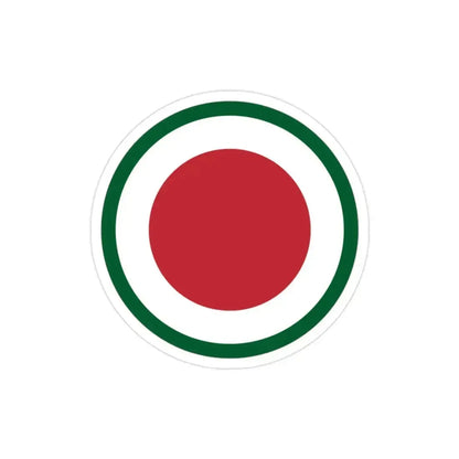 37th Infantry Division CSIB (U.S. Army) REVERSE PRINT Transparent Die-Cut STICKER 2 Inch Die-Cut Transparent - The Sticker Space