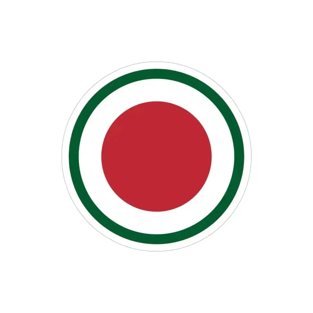 37th Infantry Division CSIB (U.S. Army) REVERSE PRINT Transparent Die-Cut STICKER 3 Inch Die-Cut Transparent - The Sticker Space