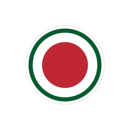 37th Infantry Division CSIB (U.S. Army) REVERSE PRINT Transparent Die-Cut STICKER 3 Inch Die-Cut Transparent - The Sticker Space