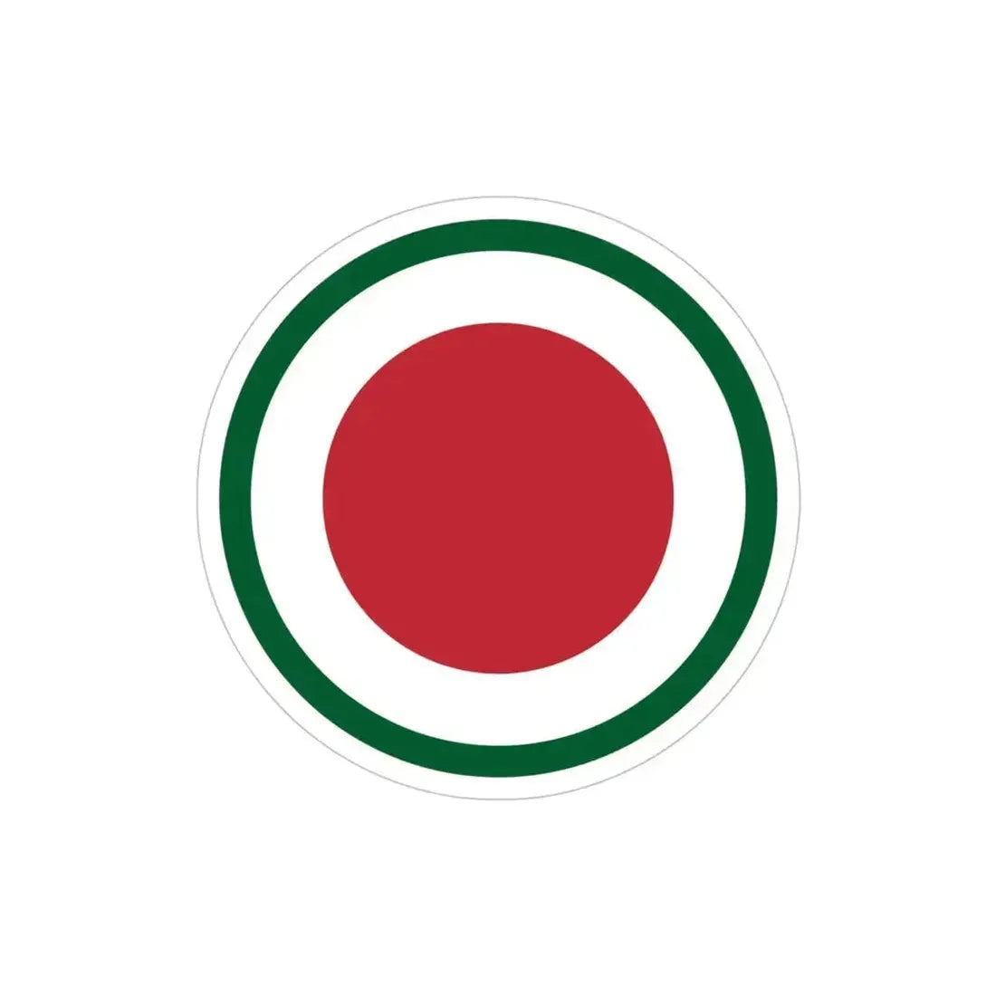 37th Infantry Division CSIB (U.S. Army) REVERSE PRINT Transparent Die-Cut STICKER 4 Inch Die-Cut Transparent - The Sticker Space