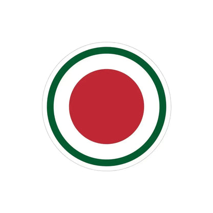 37th Infantry Division CSIB (U.S. Army) REVERSE PRINT Transparent Die-Cut STICKER 4 Inch Die-Cut Transparent - The Sticker Space