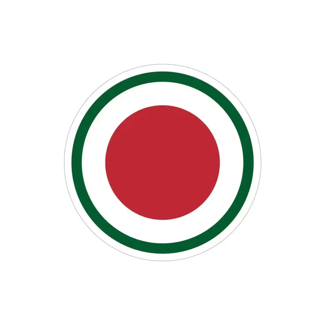 37th Infantry Division CSIB (U.S. Army) REVERSE PRINT Transparent Die-Cut STICKER 5 Inch Die-Cut Transparent - The Sticker Space