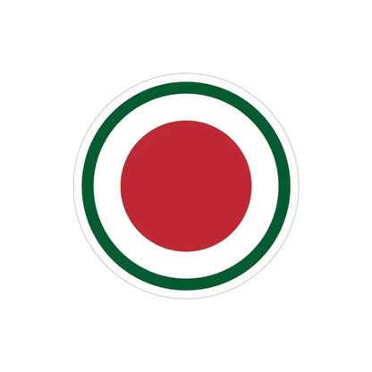 37th Infantry Division CSIB (U.S. Army) REVERSE PRINT Transparent Die-Cut STICKER 5 Inch Die-Cut Transparent - The Sticker Space