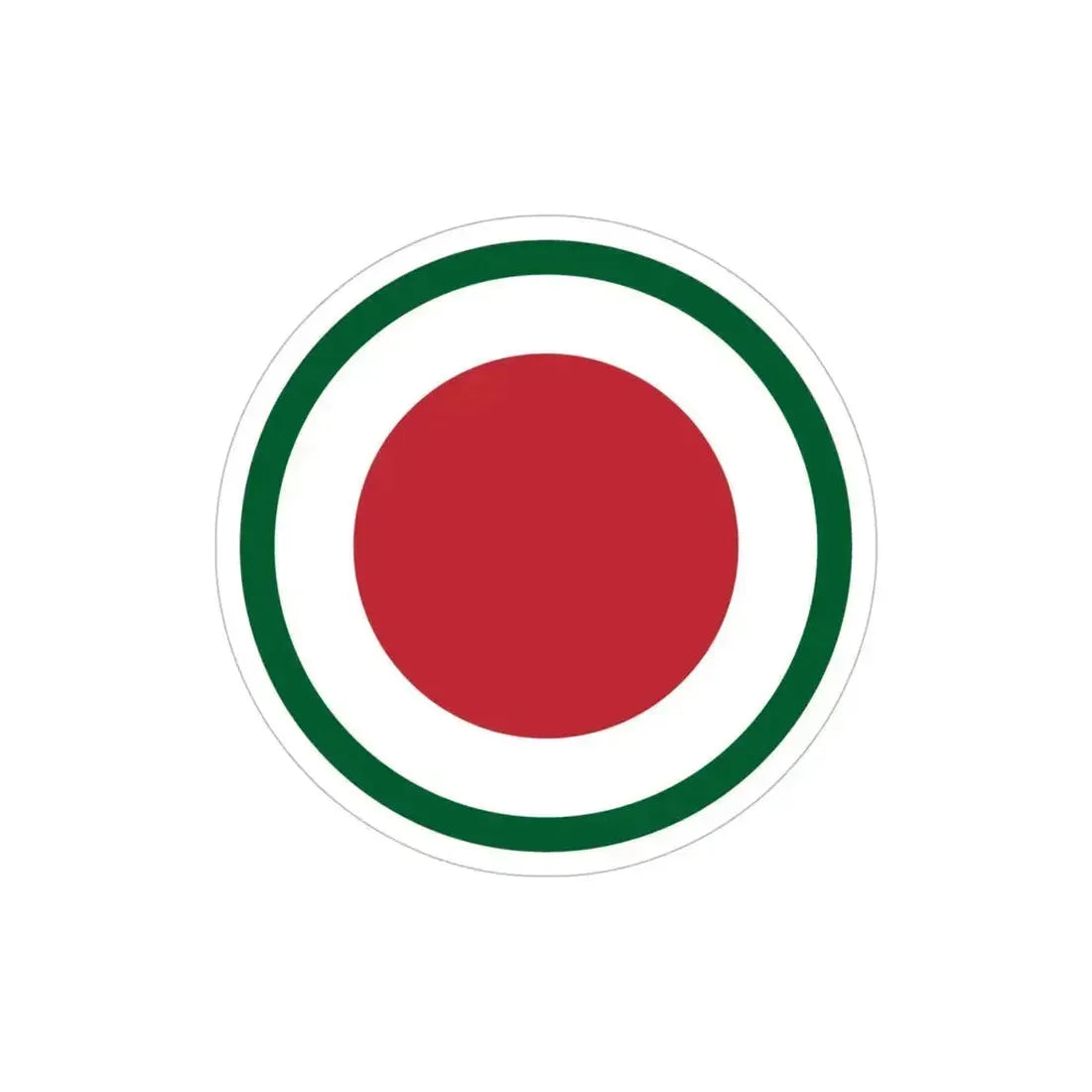 37th Infantry Division CSIB (U.S. Army) REVERSE PRINT Transparent Die-Cut STICKER 6 Inch Die-Cut Transparent - The Sticker Space