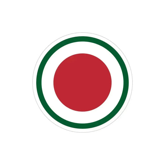 37th Infantry Division CSIB (U.S. Army) REVERSE PRINT Transparent Die-Cut STICKER 6 Inch Die-Cut Transparent - The Sticker Space