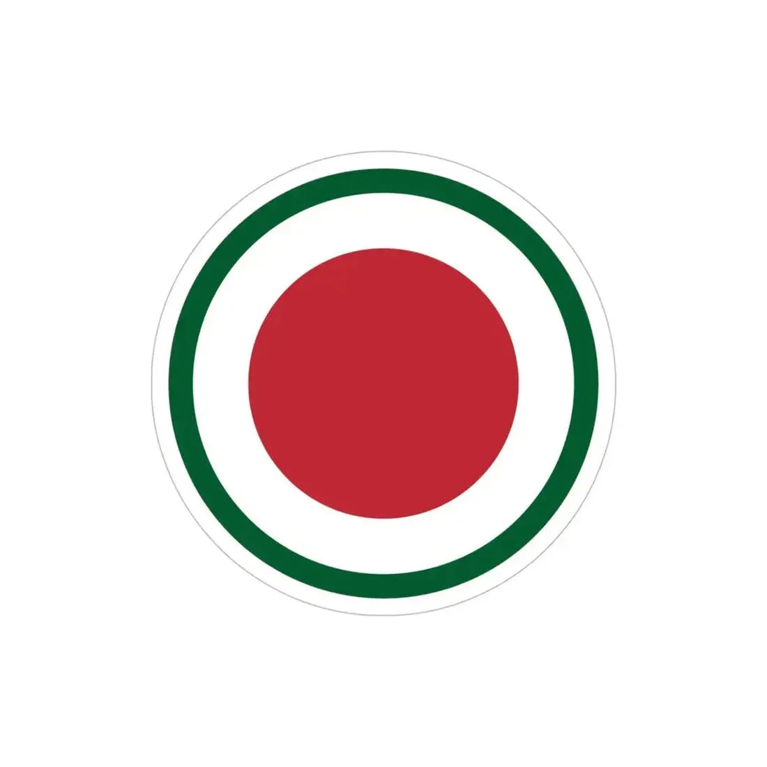 37th Infantry Division CSIB (U.S. Army) REVERSE PRINT Transparent Die-Cut STICKER - The Sticker Space