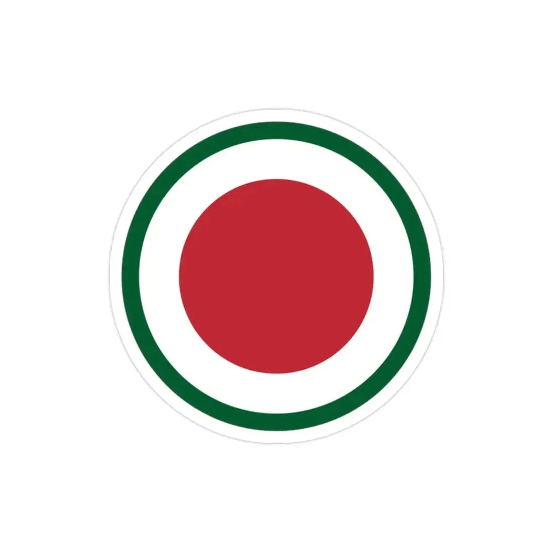 37th Infantry Division CSIB (U.S. Army) REVERSE PRINT Transparent Die-Cut STICKER - The Sticker Space