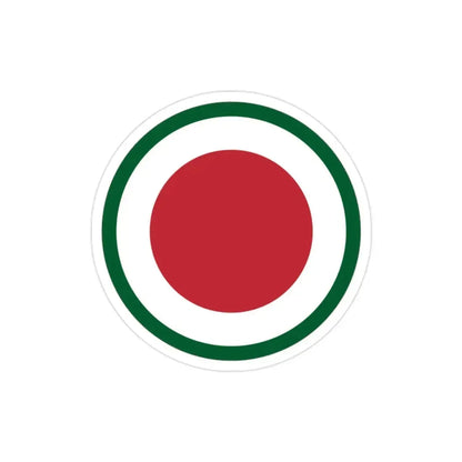 37th Infantry Division CSIB (U.S. Army) REVERSE PRINT Transparent Die-Cut STICKER - The Sticker Space