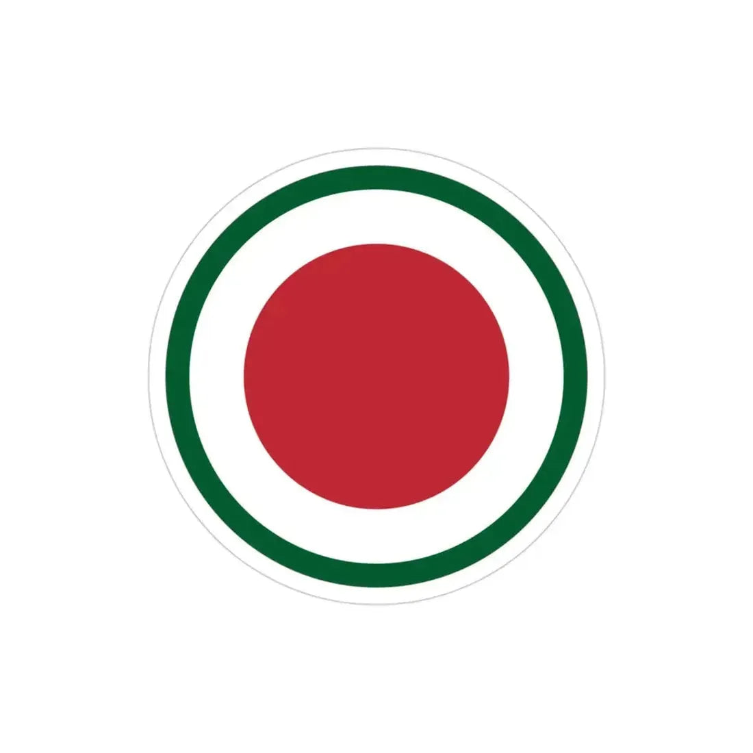 37th Infantry Division CSIB (U.S. Army) REVERSE PRINT Transparent Die-Cut STICKER - The Sticker Space