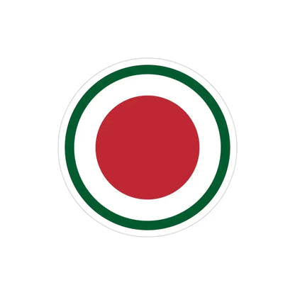 37th Infantry Division CSIB (U.S. Army) REVERSE PRINT Transparent Die-Cut STICKER - The Sticker Space