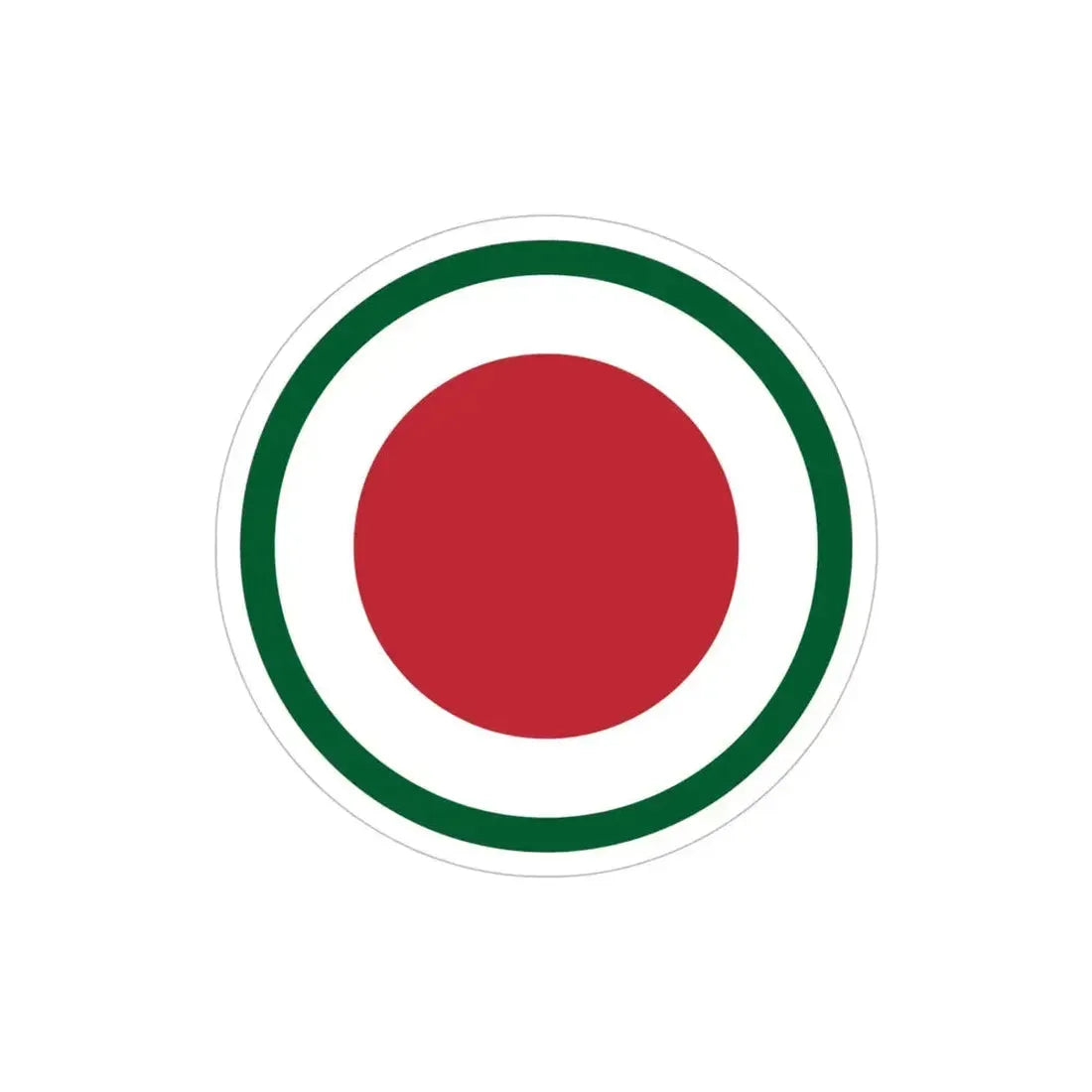 37th Infantry Division CSIB (U.S. Army) REVERSE PRINT Transparent Die-Cut STICKER - The Sticker Space