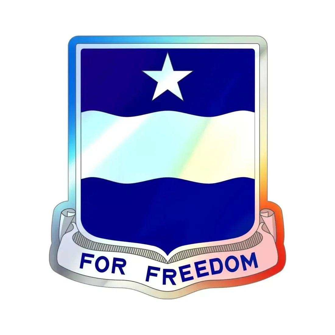 37th Infantry Regiment (U.S. Army) Holographic STICKER Die-Cut Vinyl Decal 5 Inch Holographic - The Sticker Space