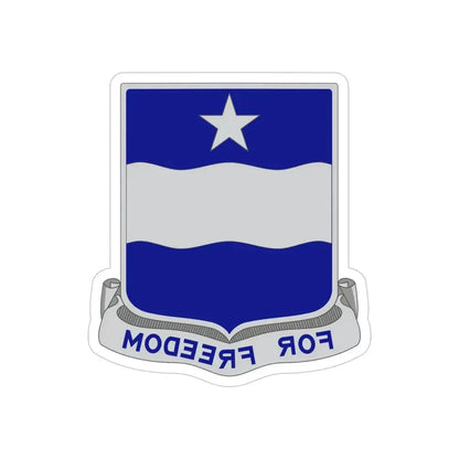 37th Infantry Regiment (U.S. Army) REVERSE PRINT Transparent Die-Cut STICKER 4 Inch Die-Cut Transparent - The Sticker Space