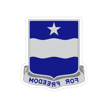 37th Infantry Regiment (U.S. Army) REVERSE PRINT Transparent Die-Cut STICKER 5 Inch Die-Cut Transparent - The Sticker Space