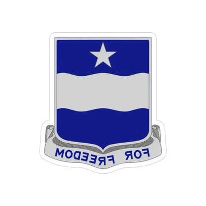 37th Infantry Regiment (U.S. Army) REVERSE PRINT Transparent Die-Cut STICKER - The Sticker Space