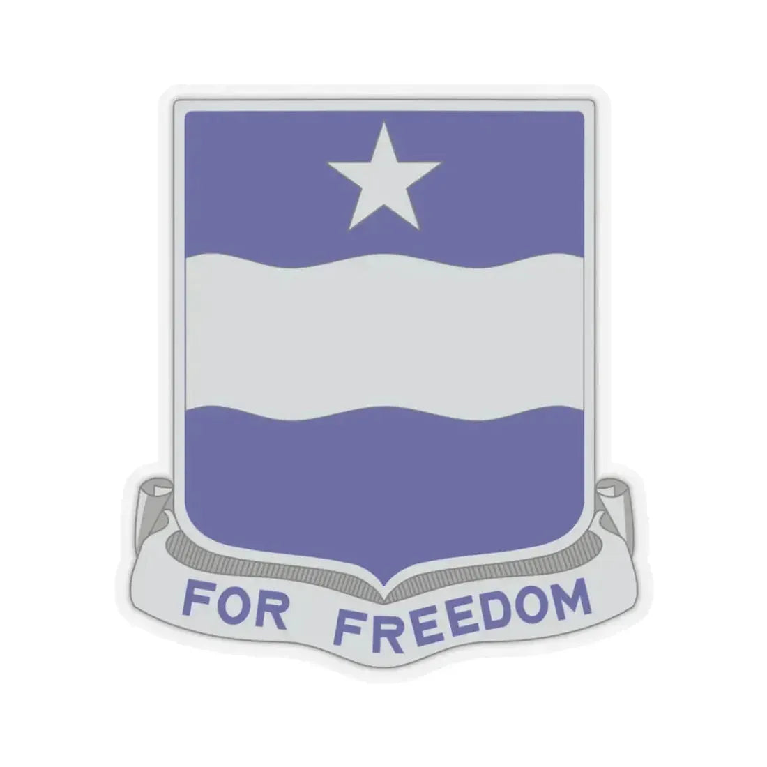 37th Infantry Regiment (U.S. Army) STICKER Vinyl Kiss-Cut Decal 3 Inch Transparent - The Sticker Space