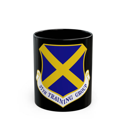 37th Training Group (U.S. Air Force) Black Coffee Mug-11oz-The Sticker Space