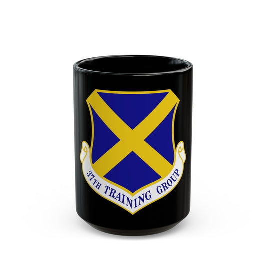 37th Training Group (U.S. Air Force) Black Coffee Mug-15oz-The Sticker Space