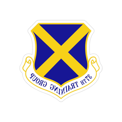 37th Training Group (U.S. Air Force) REVERSE PRINT Transparent STICKER-4" × 4"-The Sticker Space