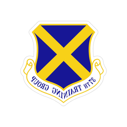 37th Training Group (U.S. Air Force) REVERSE PRINT Transparent STICKER-4" × 4"-The Sticker Space